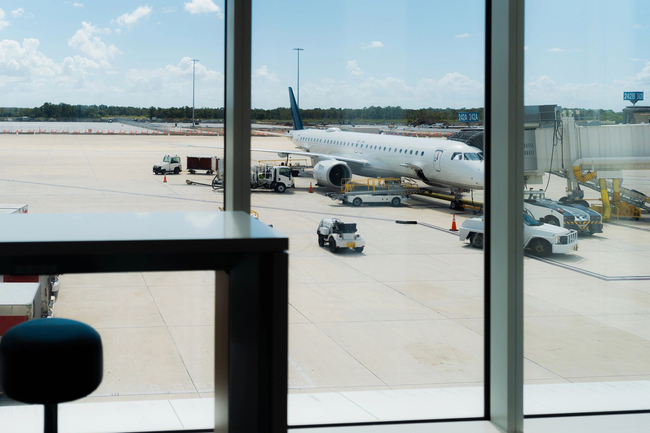 Airport terminal for transfer service